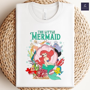 Camiseta de La Sirenita Comfort Colors, camiseta de Disney, camiseta de Ariel para mujer, camiseta de Ariel, camiseta de Ariel, camiseta de Disney