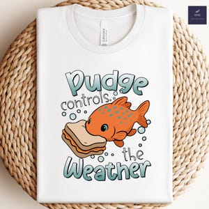 Disney Lilo and Stitch Pudge Controls The Weather Shirt, Disney Fish Pudge T-shirt, Disneyland Family Matching Shirt, Magic Kingdom Tee