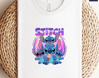 Koszulka Disney Stitch, Koszulka Disney Lilo i Stitch, Film Lilo i Stitch 2025, Prezenty urodzinowe Disney, Oddział Disneya, Koszulka unisex, Wycieczka Disneya