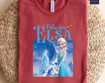 Comfort Colors アナと雪の女王 Tシャツ、エルサ、アナ、オラフ、クリストフ、スヴェン、ハンスのグラフィックTシャツ、ディズニー アナと雪の女王 シャツ、漫画キャラクターファンへのギフト