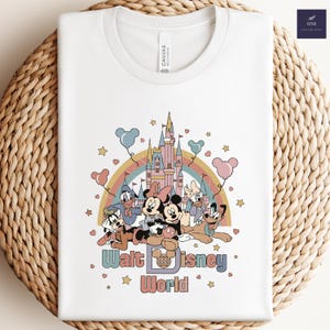 Retro Walt Disneyworld Shirt: Mickey and Friends Family Tee