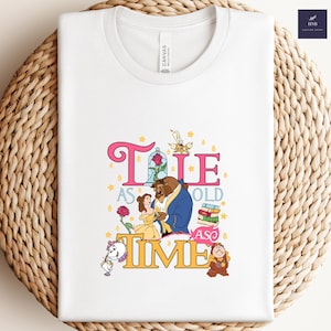 Disney Tale as Old as Time Shirt, Disney Belle Shirt, Beauty And The Beast Comfort Colors, Beauty Belle Tshirt, Disney Princess Shirt,