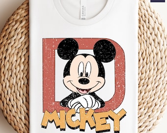 Retro Mickey Mouse Shirt, Vintage Mickey Shirt, Disney Vacation Shirt, Disneyland Mickey Shirt, Magic Kingdom Shirt, Classic Mickey Tee