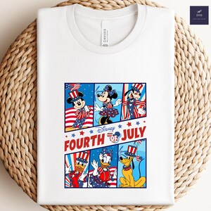Disney Mickey and Minnie Fourth Of July Shirt, Fourth of July Disney Shirts, 4th of July Minnie Mickey Shirt, 4th Of July Couple Shirt