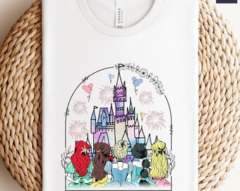 Disney Princess Castle Shirt, Disneyland Castle Best Friends Shirt, WDW Girls Trip Shirts, Disney World Vacation Shirt, Gift For Girls