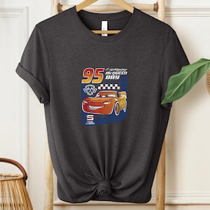 Koszulka Vintage Lightning McQueen, Koszulka Disney Cars, Koszulka Disney Cars, Koszulka Car Pixar, Disney Cars Land, Koszulka Comfort Colors, Think Fast