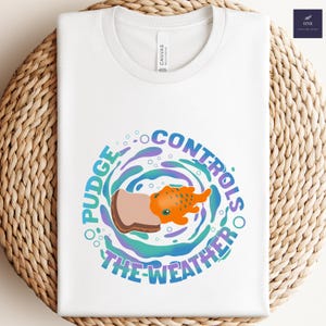 Disney Lilo and Stitch Pudge Controls The Weather Shirt, Disney Fish Pudge T-shirt, Disneyland Family Matching Shirt, Magic Kingdom Tee