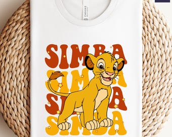 Disney Lejonkungen Simba-tröja, Hakuna Matata-tröja, Disney-tröja, Disney Wild Comfort-färger-tröja, Disney Safari-tröja, Animal Kingdom-tröja