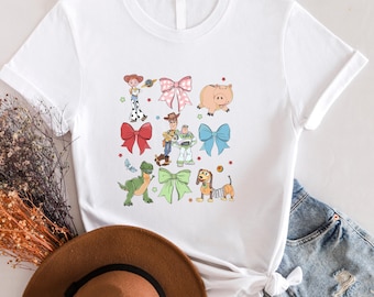Retro Coquette Toy Story Characters Shirt - Disneyland Trip