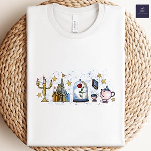Vintage Beauty and the Beast Shirt: Disneyland Trip Tee
