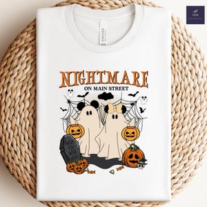 Vintage Mickey Halloween Shirt, Disney Halloween Comfort Colors Shirt, Nightmare On The Main Street Shirt, Halloween Kürbis Shirt