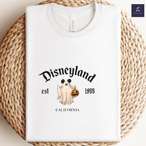 Halloween Disneyland T-Shirt, Disney Halloween Shirt, Disneyland Halloween Est. 1955, Disneyland California Shirt, Disney Mickey Ghost Shirt