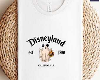 Camiseta de Halloween de Disneyland: Mickey Ghost, Est. 1955