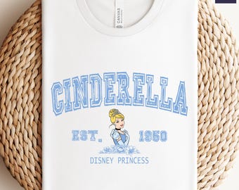 Comfort Color Disney Shirt, Cinderella est 1950, Cinderella and co Sewing Club 1950, Vintage Disney Princess Sewing Shirt, Disneyworld tee