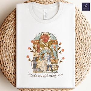 Disney Tale as Old as Time Shirt, Disney Belle Shirt, Beauty And The Beast Comfort Colors, Beauty Belle Tshirt, Disney Princess Shirt,