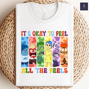 Inside Out T-Shirt: Mental Health, All The Feels, Inclusion Tee