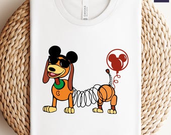 Slinky Dog Shirt, Toy Story Shirt, Disney Characters Shirt, Mickey Ears Slinky Dog Shirt, Slinky Dog Lover Gift, Dog Lover Family Shirt
