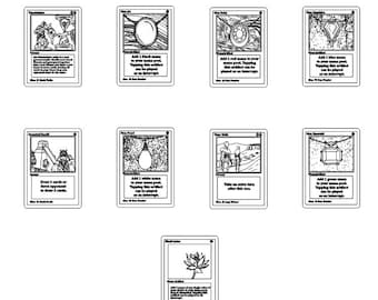 MTG Power 9: Magic Cards - Black Lotus, Ancestral Recall (SVG