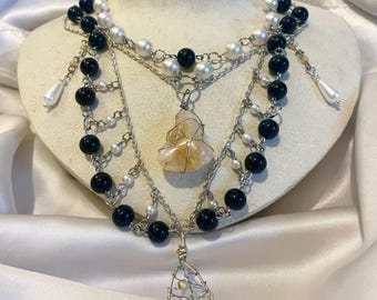 Anders Necklace - Handmade Fantasy Themed Dragon Age Necklace - Unique, Gothic, Magical, Witchy