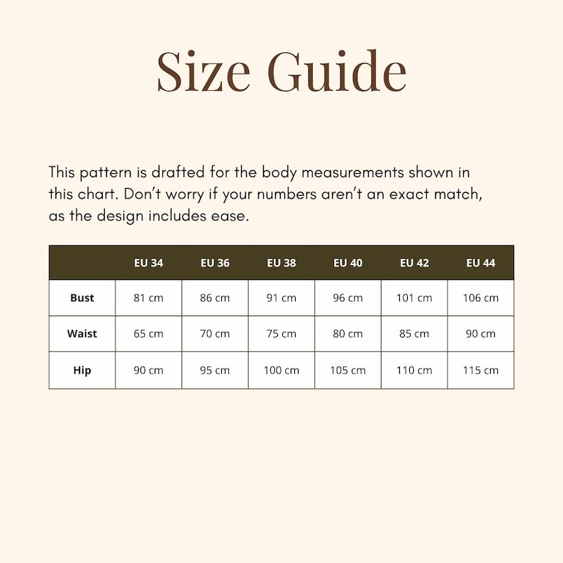 Pattern B Size Chart Womens Blouse Sewing Pattern Top Sewing Pattern Bow Top Pattern Open ...