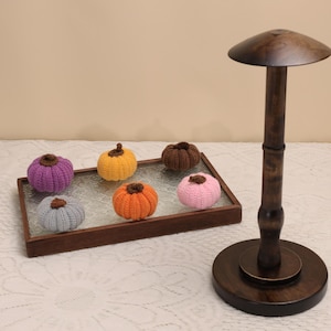 Crochet Pumpkin Decor, Handmade Fall Decoration, Autumn Table Centerpiece, Halloween Ornament, Thanksgiving Gift, Cute Plush Pumpkin