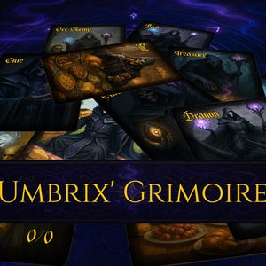 Foil oder non Foil Tokens from the Umbrix&#39; Grimoire set