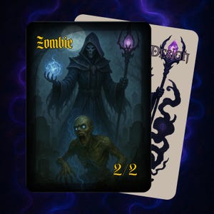 Zombie Foil Token x2 oder Zombie non Foil Token x3 für MTG U5F/U5