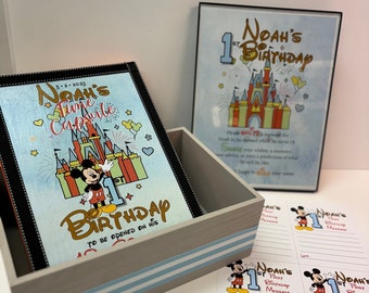 Mickey at the Castle Theme- With Cards and Framed instructions