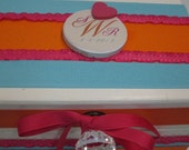 Newlywed Bridal Shower RECIPE BOX to match memory box