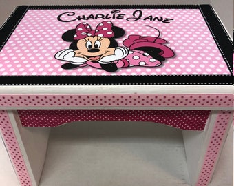 minnie mouse fabric toy box
