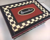 Home Office Wood Stationary Box to Match Decor