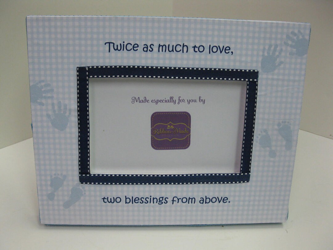 Little Hands and Feet Twin Ultrasound Frametwice as Much to Etsy