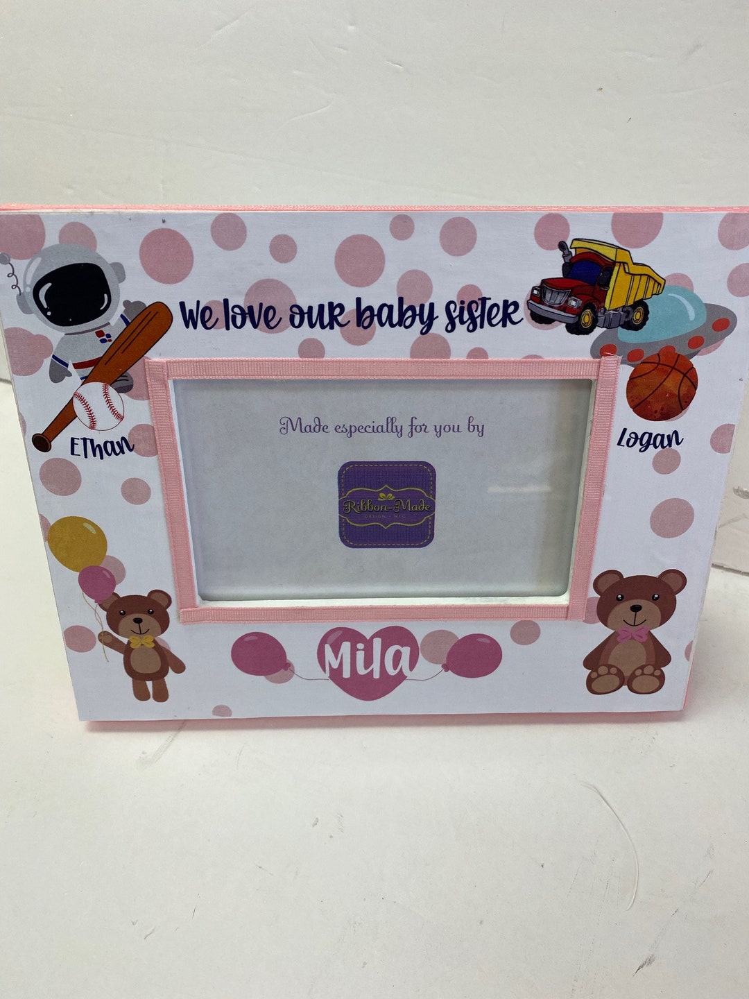 Newborn Baby Girl Frames From 2 Brothers Etsy