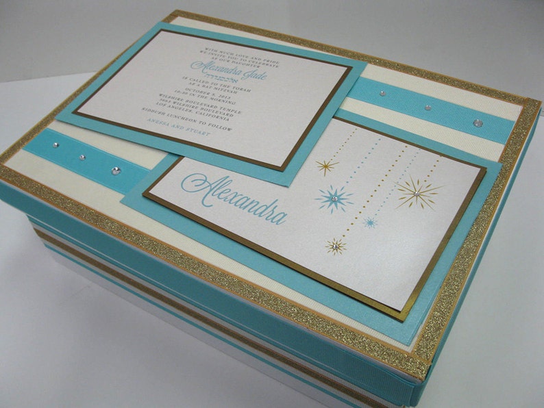 Bar/ Bat Mitzvah Keepsake Box 3 image 2