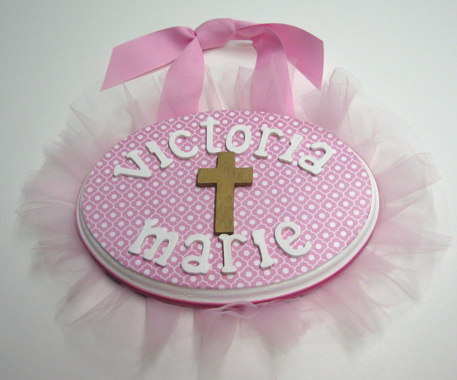 Baptism/Christening Name Plaque Girl Etsy