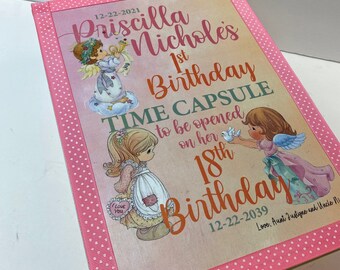 Little Special Angels 1st Birthday Time Capsule Bubbles Keepsake Box to be opened on 18th Birthday