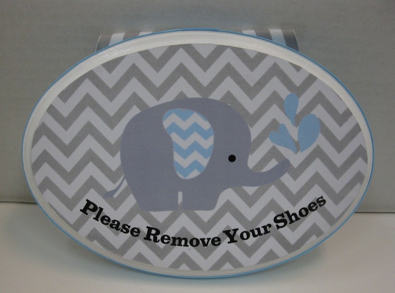 Baby Boys Room Please Remove Your Shoes