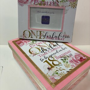 Onderland themed Newborn Keepsake- to be opened when 18 years old.