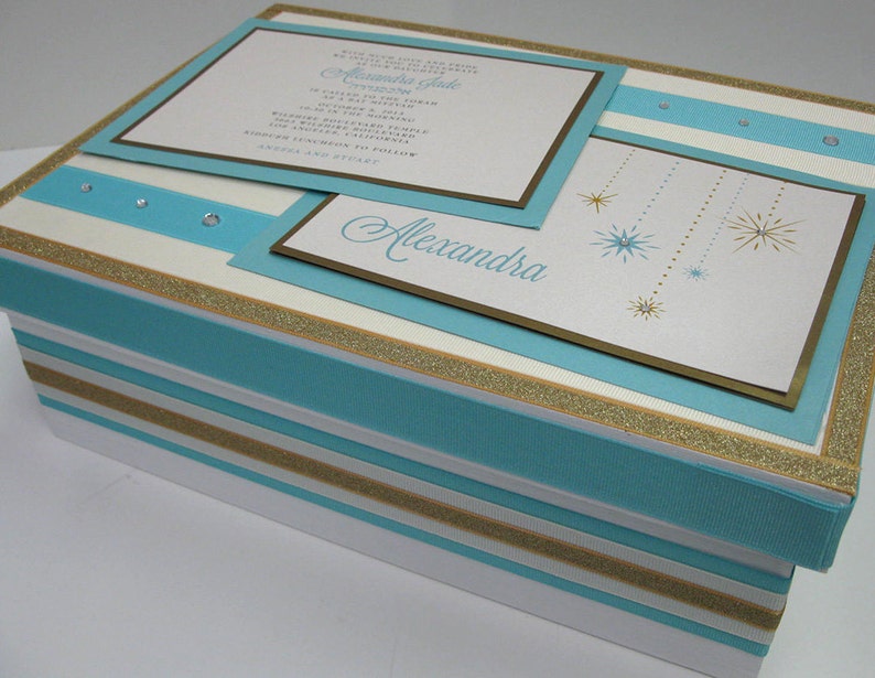 Bar/ Bat Mitzvah Keepsake Box 3 image 4