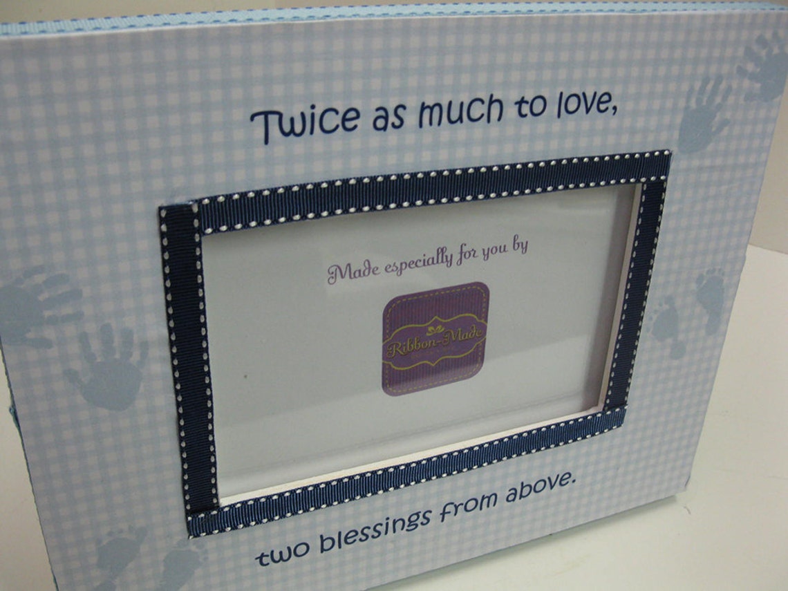 Little Hands and Feet Twin Ultrasound Frametwice as Much to Etsy