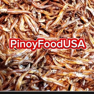 Fried Anchovies, Anchovies, cooked, Filipino Food, Dilis, Made to order, Free Shipping, Priority Mail