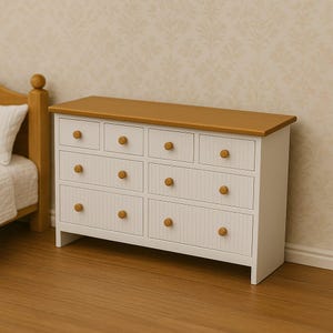 STL File - 1/12 Scale Bigdresser STL for Dollhouses and Miniature Projects