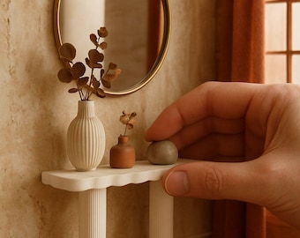 STL File - 1/12 Scale Pedestal Table STL for Dollhouses and Miniature Projects