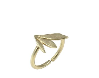 Gold Flower Ring, Sterling Silver Ring, Boho Ring, Delicate Ring, Geometric Ring, Gold Plated Ring, Statement Rings, Floral Ring, Her Ring