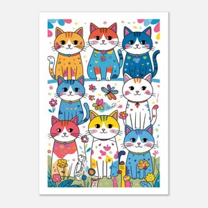Cats, cat pictures, cat posters, cat posters, kittens, cats, cat art
