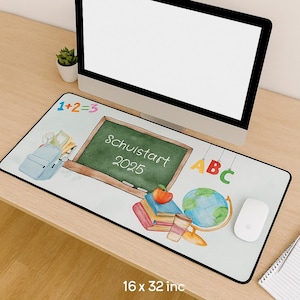 Desk pad for school start, desk mat for school enrollment, school gift idea, desk pad for children, school start 2025