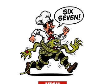 Funny Six Seven Ghost SVG: 67 png, 6 7 grappige geesten ontwerp, Gen Z cadeau