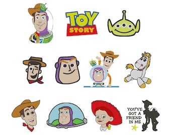 Puede incluir: Un conjunto de 10 parches bordados con personajes de la película Toy Story. Los parches incluyen a Woody, Buzz Lightyear, Jessie, el Sr. y la Sra. Potato Head, Rex, Slinky Dog, Hamm y el extraterrestre. Los parches son todos coloridos y detallados, y serían perfectos para agregar un toque de diversión de Toy Story a cualquier proyecto.