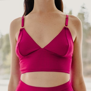 TRILLIUM BRA | Organic Cotton/Hemp/Tencel™ - Soft Longline Triangle Bralette