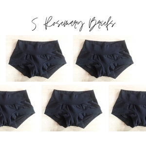 5 Rosemary Briefs Sampler Organic Cotton/Hemp/Tencel™ Lyocell Underwear image 8